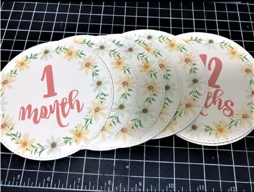 Big Round Cutting Dies Handmade DIY Paper Cards Album Decoration Stencils Template Embossing for Card Scrapbooking Craft Circle - style: Big Round