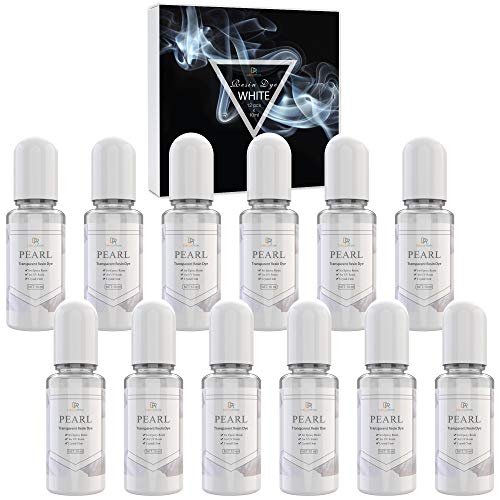 White Epoxy Pigment - 4oz Crystal Transparent Epoxy Dye for DIY Resin Art, Jewelry Making - Concentrated UV Resin Colorant for Paint, Tumbler, Craft - 120ml