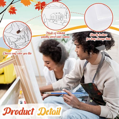 Sherr 285 Pcs 30 Sets Sip and Paint Kit for Adults,Scenery | Pre Drawn Canvas to Paint for Adults, Acrylic Paints, Brushes, Easels, Date Night, Birthday Party Gifts - style: Scenery