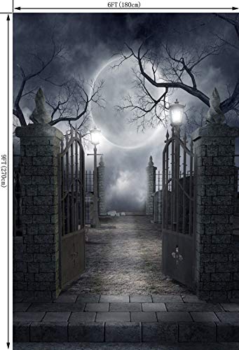 Halloween Theme 6X9FT Pictorial Cloth Seamless Customized Photography Backdrop Background Studio Prop TP17 - size: 6'x9'