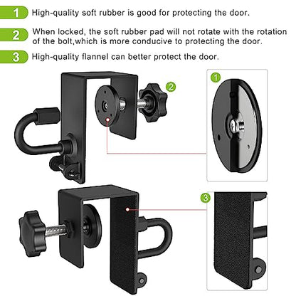 Kipika Heavy Duty Door Anchor Attachment - Shoulder Pulley Physical Therapy