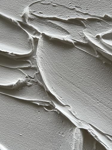 NANKAI Art Hand Painted White Canvas Wall Art 60x30 inch Large Abstract Modern Oil Painting Contemporary Textured Wall Art Minimalist Art Home Decor - color: Nkhb125