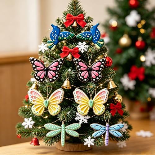 10PCS Butterfly Dragonfly Hummingbird Clay Cutters for Jewelry | Polymer Clay Cutters Set with Embossed Designs for Earrings, Pendants, Charms, Keychains and DIY Crafts - color: Butterfly & Dragonfly