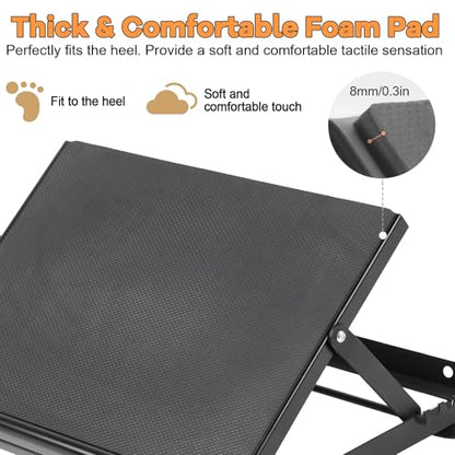 Adjustable Incline Calf Stretcher Board, Non-Slip Ankle Foot Stretch Slant Board for Plantar Fasciitis Relief, Ankle Correction Leg Muscle Fitness Stretching Platform