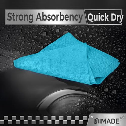 UNIMADE 극세사 클리닝 천, 800PK 상업용 등급 작업 걸레 - color: 멀티컬러., size: 800pk