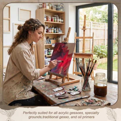 Spakon 4 Pcs Art Supply Hardboard Wood Painting Panel 11 x 14 Drawing Board, 1/8 Inch Flat Profile Board Watercolor Boards for Painting Art Crafts Paint Pouring Acrylic Oil - size: 11 x 14 Inch