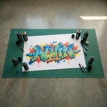 ALVIN GBM Self-Healing Cutting Mat 40 x 60 inch | Double-Sided Green/Black | 5-Layer Gridded Surface for Arts, Crafts and Sewing - Model GBM4060 - size: 40"L x 60"W