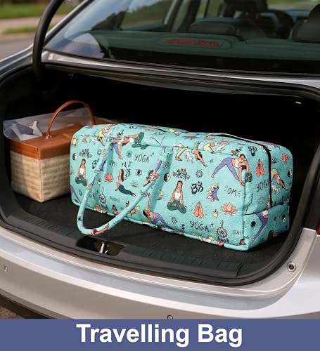 COZY TRENDS Yoga Bag with Storage Pockets – 27"x8" Large Mat Carrier Tote – Lightweight, Durable, and Stylish for Yoga & Pilates Gear - style: Style 1