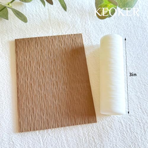 KEOKER Polymer Clay Texture Roller, Polymer Clay Roller for Making Earrings, Like Polymer Clay Texture Sheets, Great Work with Polymer Clay Cutters (Stripe) - color: Stripe