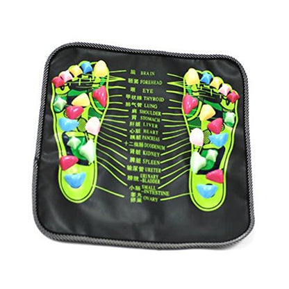rosenice Foot Massage Pad, Acupressure Reflexology Mat 13.38 Inch | Stone-Style Textured Mat for Foot Massage, Relaxation Routines, Desk Breaks, Walking Practice and Home Use