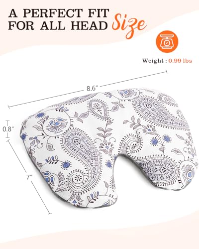 Weighted Sinus Mask, Warm Cold Compress Eye Mask for Dry Eyes, Migraine, Sinus Pressure Relief, Stress, Eye Pillow Microwavable Face Heating Pad for Puffy Eyes, Self-Care Gifts for Women (8x7 Inch) - style: Face Pad-1