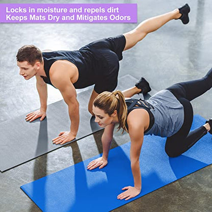 Funtery 3 mm Thin Yoga Mats Bulk, 68 x 24 in - color: Multicolored