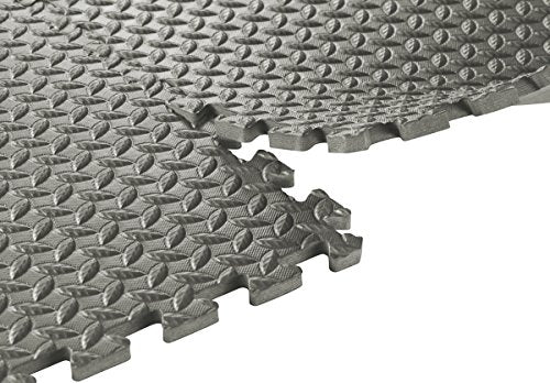 Sivan Health and Fitness Puzzle Exercise Mat EVA Foam Interlocking Tiles