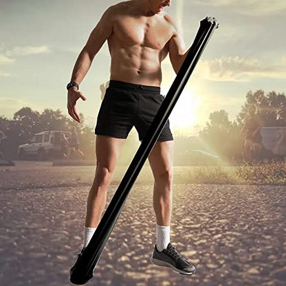 Resistance Bands for Working Out, Physical Therapy, Yoga & Pilates - color: Black