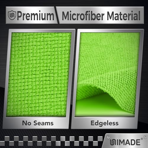 UNIMADE 극세사 클리닝 천, 24팩 재사용 가능한 극세사 타월 - color: 멀티컬러., size: 24개