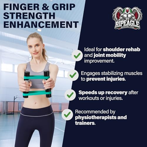 Rip Stick Workout Equipment - Adjustable Resistance Bands, Portable Upper Body Exercise Tool for Shoulder, Joint Rehab, Core, Muscle Building, Ripstick Home Gym Strength Training Accessories