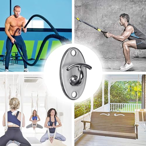 SELEWARE Resistance Band Wall Anchor, Heavy Duty Wall Mount Workout Anchors