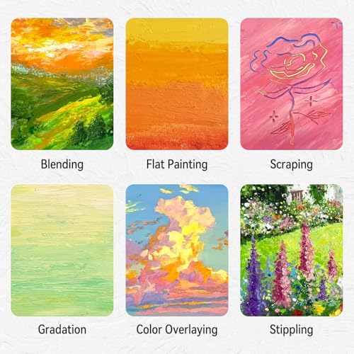 LIGHTWISH Professional Oil Pastels, 100 Vibrant Colors Plus 4 White, Set of 104, Creamy and Pigmented Artist Soft Oil Pastels for Blending, Layering & Shading - color: 100 Colors(104 Sticks)