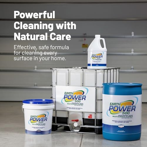 Earth Power Hypochlorous Acid 500 PPM Multipurpose Cleaner – 1 Gallon - style: 1 Gallon