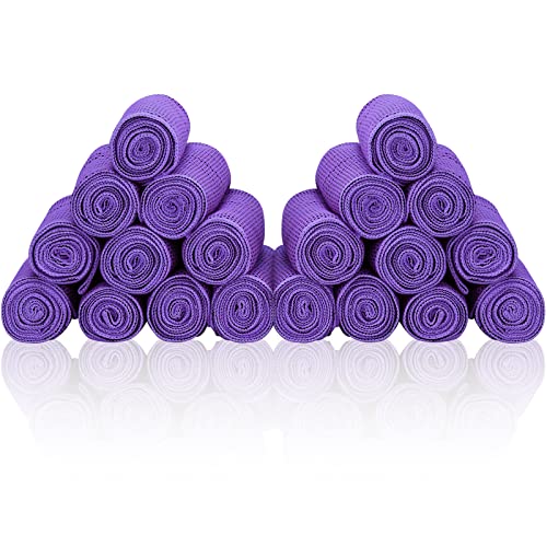 Cooling Towel 20 Pack (40"x12") Ice Towels, 160GSM Soft Breathable, Super Absorbent, Quick Cold Towel, for Bowling, Yoga, Travel, Camping, Golf, Football, Hiking, Outdoor Work - color: 20purple