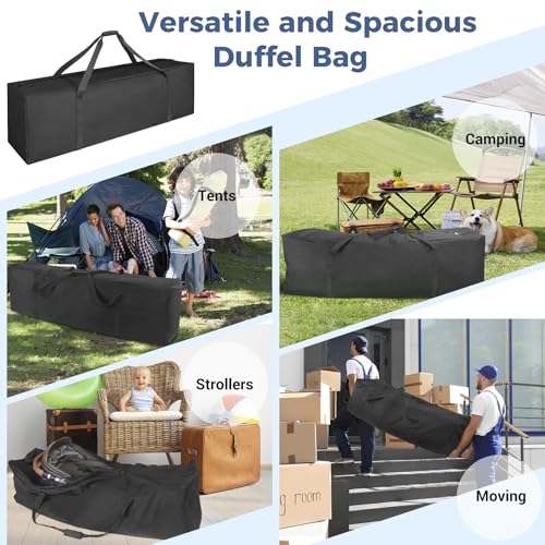 COOLBEBE 2 Pack 52" Sports Duffle Bag - 160L Extra Large Travel Luggage Bag - size: 52" x 12" x 16" 2Pack