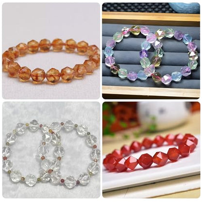 Resin Crystal Silicone Molds with Hole, 2 Pack, 6-Cavity Diamond Shape Resin Casting Molds for Earrings Pendants Bracelets and Necklaces - color: Diamond Reisn Molds ZH377