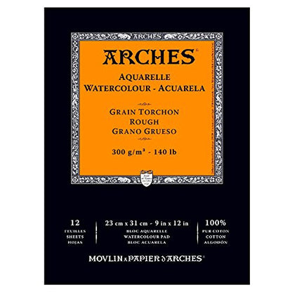 Arches Watercolor Pad, 9" x 12"