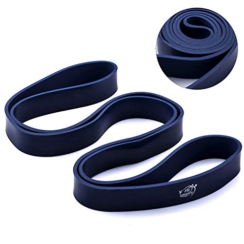 Fit Simplify Pull Up Assist Resistance Bands for Fitness, Physical Therapy, Stretching, Mobility and Exercise - color: Blue