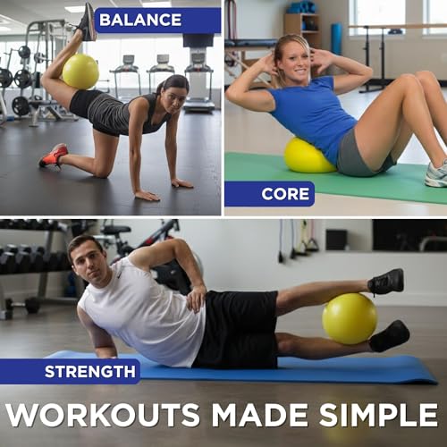 THERABAND Mini Ball, Small, Yoga, Exercise, Balance, Physical Therapy, S - style: Original