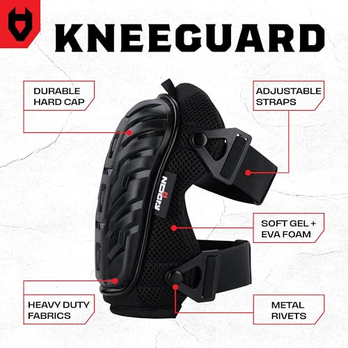 NoCry Professional Gel Knee Pads for Work with Soft Foam and Gel Cushion — Heavy Duty Cap, Reinforced Adjustable Straps, Military Grade Rivets and Built-in Hang Loops — Perfect for Construction - style: Original