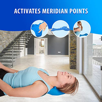 Full Back Stretch Massage Trigger Point Chiropractic Pillow by Acupillow Pro - Cervical and Lumbar Traction Stretcher Device - Myofascial Release of Pressure Point - Neck and Back Pain - style: Pro