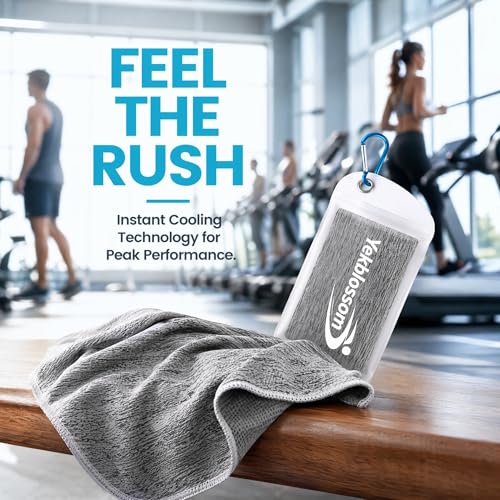 6 Pack Cooling Towel, Ice Towel for Neck, Soft Breathable Microfiber Towel, Hyper-Evaporative Cooling Towels for Yoga Sports Gym Running Workout Camping Outdoor Activities (3black+3grey) - color: 3black+3grey