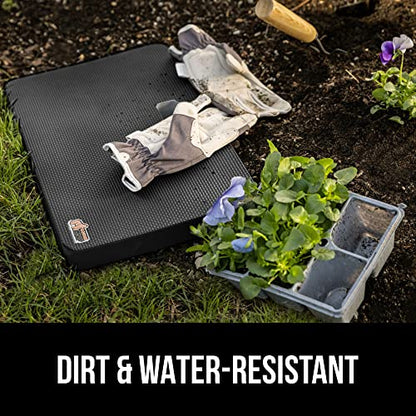 GORILLA GRIP® Extra Thick Foam Kneeling Pad for Gardening, 17.5x11 Black - color: Black