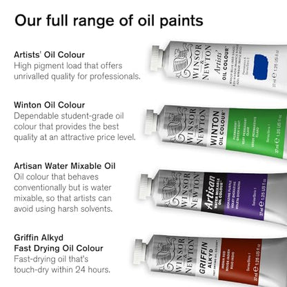 Winsor & Newton Griffin Alkyd Fast Drying Oil Paint, Dioxazine Purple | Fast-Drying Oil Paint, Ideal for Thick Impasto Techniques & Underpainting, Slightly More Fluid than Traditional Oils - color: Dioxazine Purple, style: 1.25-oz Tube