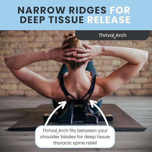 Thrival Arch Back Stretcher, Psoas Muscle Release Tool, Carbon Black - color: Carbon Black, size: ThrivalArch