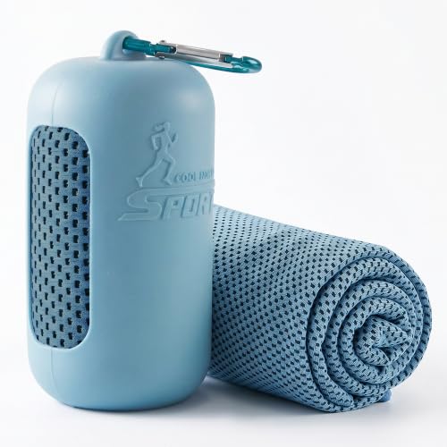 Instant Cooling Towel for Sports, Workout & Fitness – Soft Breathable Chilly Towel, ICY Cool Rag for Neck, Gym, Yoga, Golf, Running, Camping & Hiking – Quick Dry, Lightweight & Absorbent
