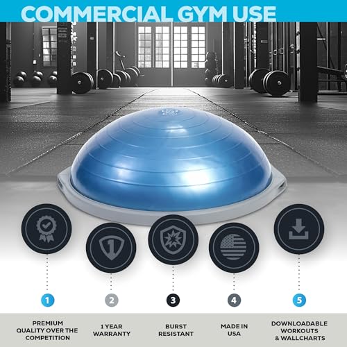 BOSU® Pro Balance Trainer - color: Blue/Gray