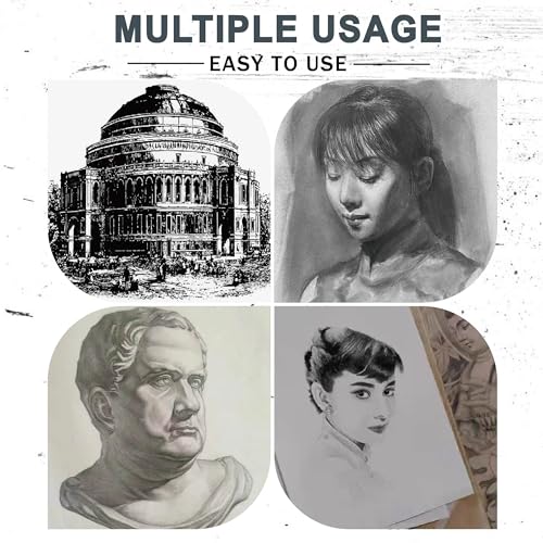 Artist Graphite Powder for Drawing and Shading, 12 Oz | 340g jar supports broad shading, smooth gradients, tonal studies and repeated dry-media art sessions.