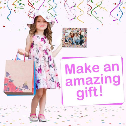 ZALIAFEI 3PCS Mosaic Photo Frame Craft Kit, DIY Crafts Crafts for Girls 8-12, Arts and Crafts Gifts for 10 Year Old