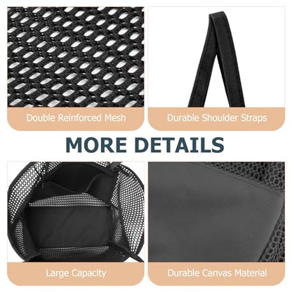 Iioscre Beach Bag for Women, Causal Hobo Handbags with Zipper Inner Pocket - color: Black
