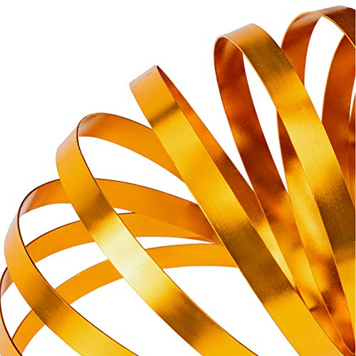 BENECREAT 16.5 Feet 10mm Wide Flat Jewelry Craft Wire 18 Gauge Aluminum Wire for Bezel, Sculpting, Armature, Jewelry Making - DarkGold - color: Dark Gold, size: 10mm