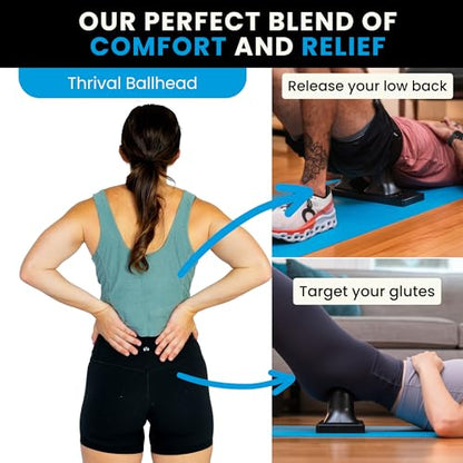 Thrival Ballhead, Adjustable Psoas Muscle Release Tool, Carbon Black - color: Carbon Black, size: Thrival Ballhead