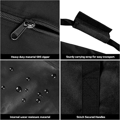 INFANZIA 24in Large Travel Duffel Bag, 600D Water Resistant Foldable, 56L - size: 24x12x12 inch