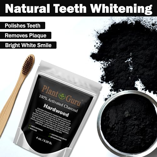 Activated Charcoal Powder 1 lb. Hardwood - Food Grade Kosher Non-GMO - Teeth Whitening, Facial Mask and Soap Making. Promotes Natural Detoxification and Helps Digestion - size: 16 Ounce (Pack of 1)
