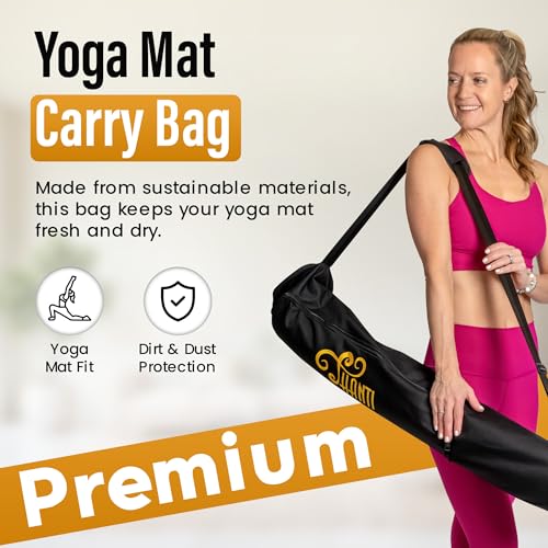 Shanti Diamond Series Yoga Mat Carrying Bag, 93cm Long.