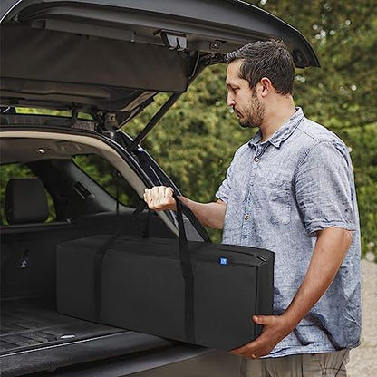 COOLBEBE 36-Inch Large Travel Duffle Bag, 100L Heavy Duty Luggage, Black - size: 36" x 13" x 13"