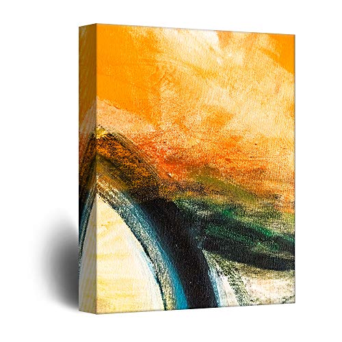 wall26 - Canvas Wall Art - Abstract Oil Paints on Canvas - Giclee Print Gallery Wrap Modern Home Art Ready to Hang - 12x18 inches - color: Artwork - 03, size: 18"L x 12"W
