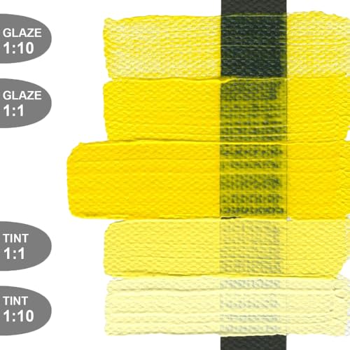 GOLDEN Heavy Body Acrylics, Primary Yellow, 5 fl. oz. Tube, Professional Acrylic Paint, Semi-Transparent