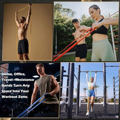 Seenelling 5 Level Resistance Bands - color: Classic Multi