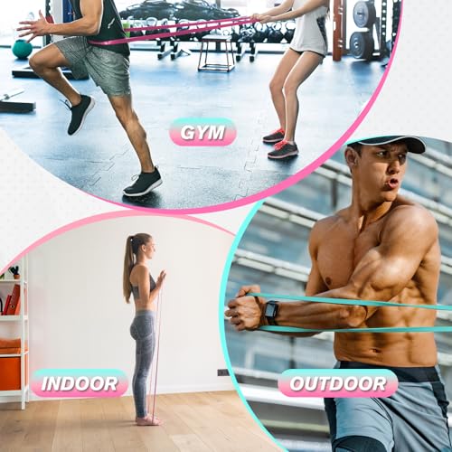 RitFit Pull Up Assist Band in Natural Latex for Stretching and Mobility - color: Combo